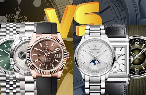 jlc watches vs rolex|Rolex vs. Jaeger.